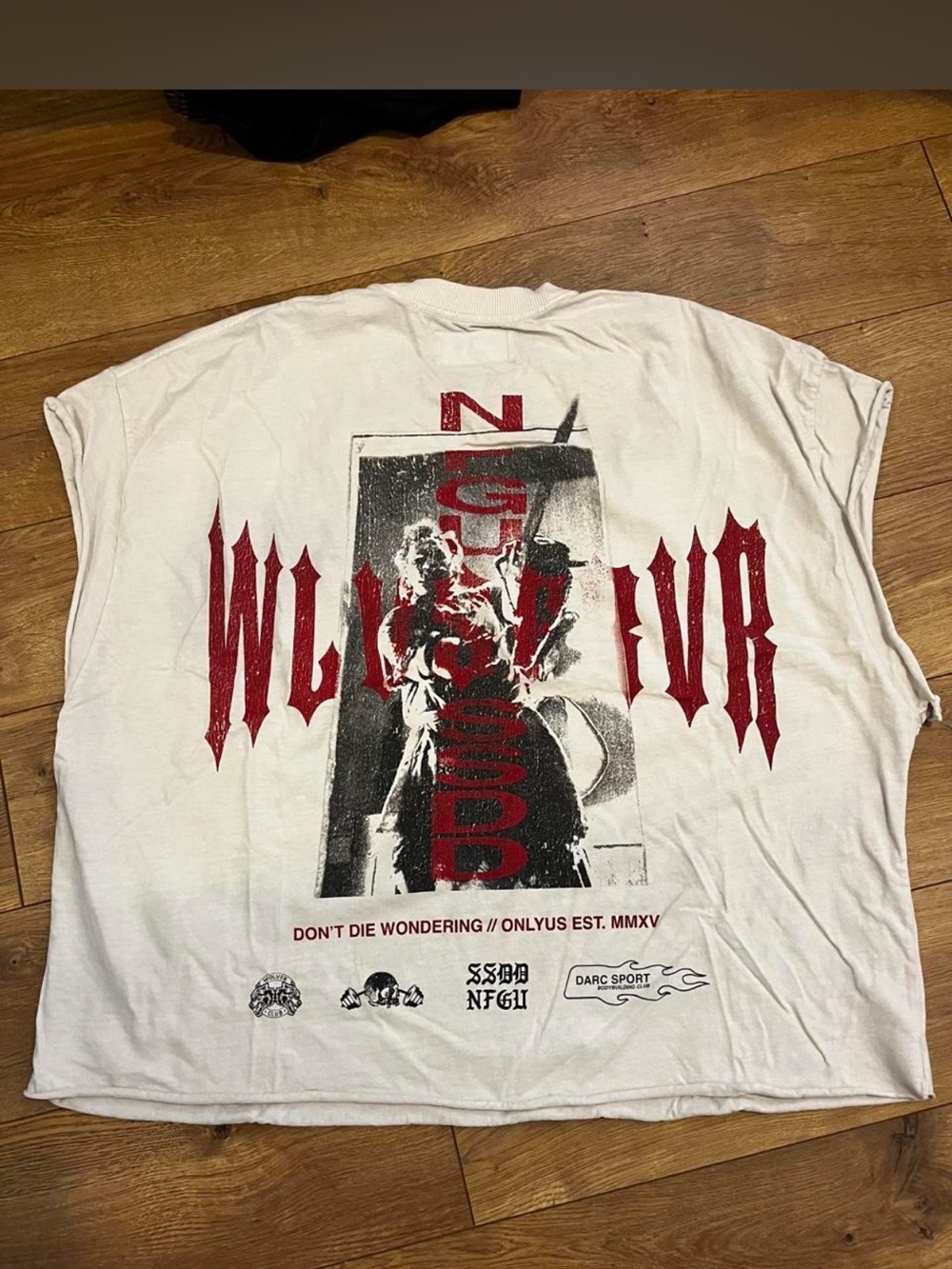 Rare Scannable Darc Sport x The Texas Chainsaw Massacre Cut Off Size: XL
